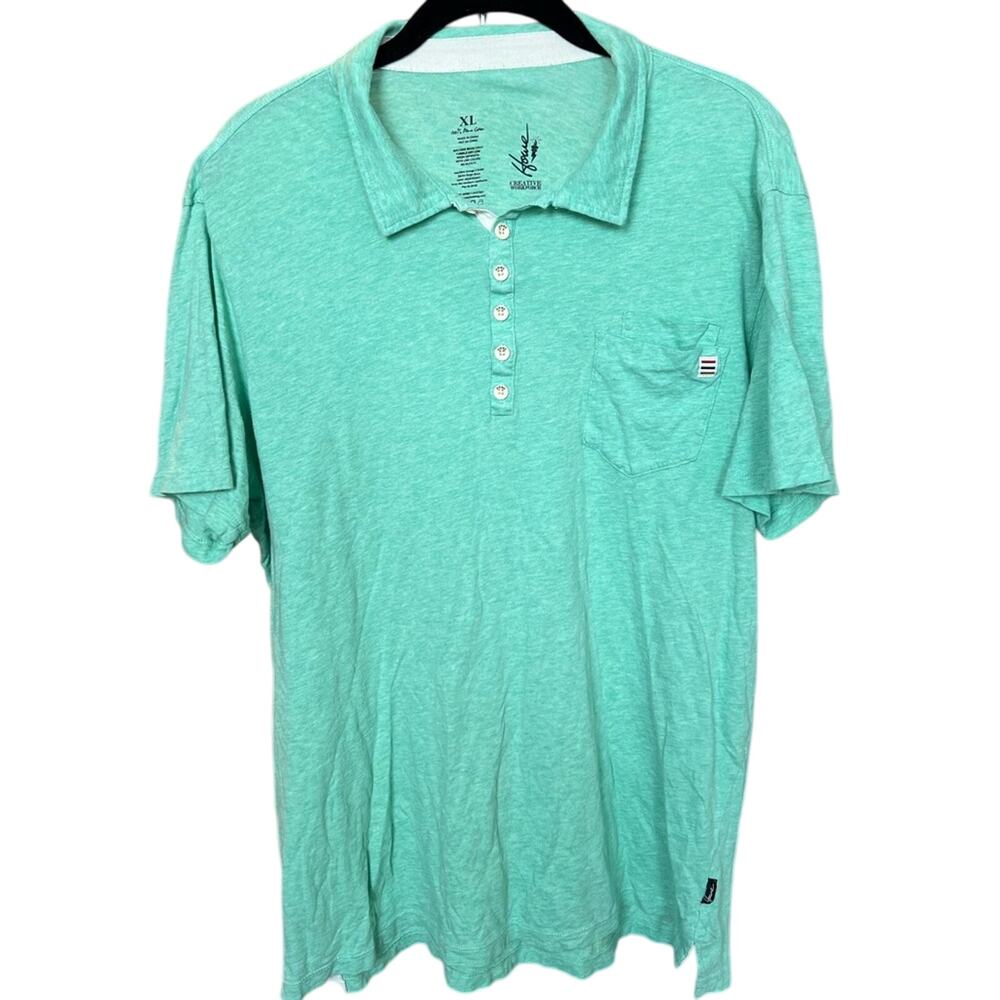 Howe Polo - Green Short Sleeve Shirt - XL